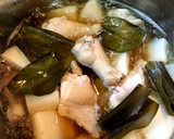 簡単☆麺つゆ☆鶏手羽元と大根の煮物作り方4写真