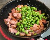 枝豆とベーコンのペペロンチーノ作り方8写真