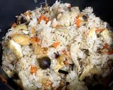 きのこたっぷり炊き込みご飯作り方5写真
