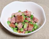 枝豆とベーコンのペペロンチーノ作り方10写真