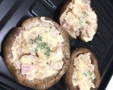 しいたけにハムマヨ乗せ作り方5写真