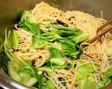 簡単!キャベツとエノキの塩昆布パスタ作り方6写真
