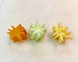 寿司型・模様巻き(3色モミジ)作り方1写真