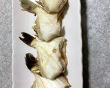 カワハギを塩水漬けにした塩焼き作り方2写真