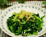 釜揚げしらすと大根菜の炒め物作り方3写真