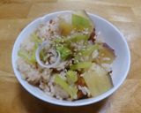 ちくわとさつま芋ご飯作り方4写真