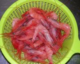 えびの殻と頭を使ったエビ汁作り方1写真