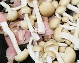サラダの具☆ベーコン＆キノコをのせて作り方1写真