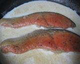 お手軽♪鮭とキャベツのチーズクリーム煮作り方3写真