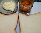 柿ジャムサンドイッチ作り方1写真