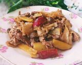 豚肉とさつまいもの♥こってり炒め作り方7写真