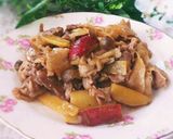 豚肉とさつまいもの♥こってり炒め作り方7写真