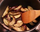 なすとピーマンの甘辛納豆肉味噌炒め作り方3写真