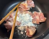 激旨っ！鶏肉と茄子とレタスの中華風炒め作り方1写真