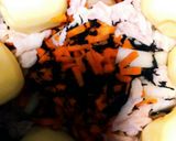 ツナ昆×残り野菜=炊き込み 冷蔵庫お掃除作り方4写真