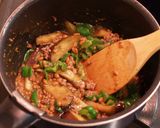 なすとピーマンの甘辛納豆肉味噌炒め作り方4写真