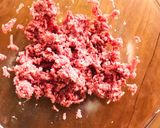 お肉感満載☆煮込み風デミハンバーグ作り方1写真