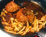 お肉感満載☆煮込み風デミハンバーグ作り方7写真