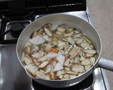 さば缶の具沢山みそ汁作り方4写真