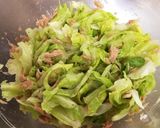 シャキシャキキャベツのシーチキン和え作り方3写真