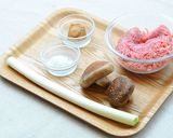 しいたけとショウガの肉団子作り方1写真