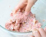 しいたけとショウガの肉団子作り方3写真