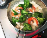 エビとお豆腐のとろーり中華スープ作り方8写真