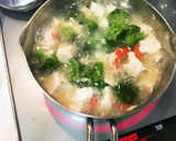 エビとお豆腐のとろーり中華スープ作り方10写真