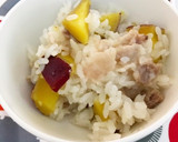 豚とさつまいもの炊き込みごはん。作り方5写真
