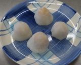 ハロウィン♪お化けかぼちゃ大福作り方8写真