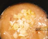 すりおろし蓮根ときのこのスープ作り方6写真