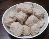 ぷりぷりジューシー！『炙り鶏団子』作り方3写真