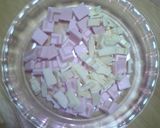 |・）ノ　ホワイトグラノーラチョコレート作り方1写真