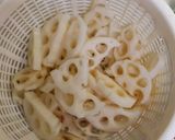 豚肉とれんこんの甘酢炒め作り方2写真