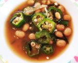 簡単&栄養満点！納豆おくらのお味噌汁作り方2写真
