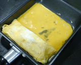 お弁当！卵焼き☆とんかつマキマキ作り方3写真