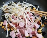 タマゴタケなど天然キノコの焼きそば＾＾作り方7写真