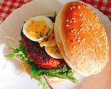 サバーグ入りハンバーガー作り方8写真