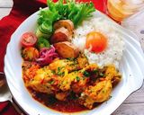 ルー不使用手羽元開きの無水カレー(動画有作り方13写真