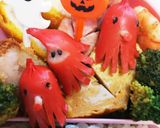 今日のキャラ弁10/19(WAON犬)作り方2写真