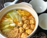 絹揚げと塩昆布入りで＊ふわもち鶏団子鍋＊作り方7写真