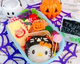 ハロウィン仕様りんご飾り切り♡お弁当に♪作り方4写真