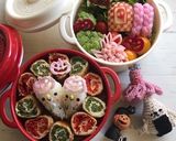 【簡単】キャラ弁 おかず 花ハム②作り方15写真