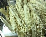 電子レンジえのきとタラコのエスニック和え作り方2写真