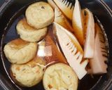 がんもとたけのこの煮物作り方2写真