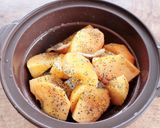 レンジで旬の味！秋鮭とマイタケの柿ソース作り方3写真