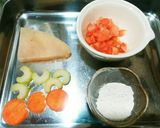 犬ご飯　鯛のムニエル作り方1写真