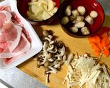 豚肉と根菜の和風クリームスープ作り方2写真