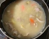 豚肉と根菜の和風クリームスープ作り方4写真