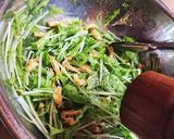 焼キツネと水菜のサラダ作り方4写真